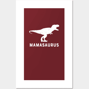 Cute Mamasaurus Apparel: Funny Dinosaur Gifts for Mom Posters and Art